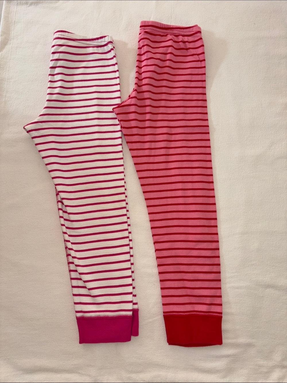 Hanna Andersson, striped pants bottoms, leggings, girls 140 size 10
